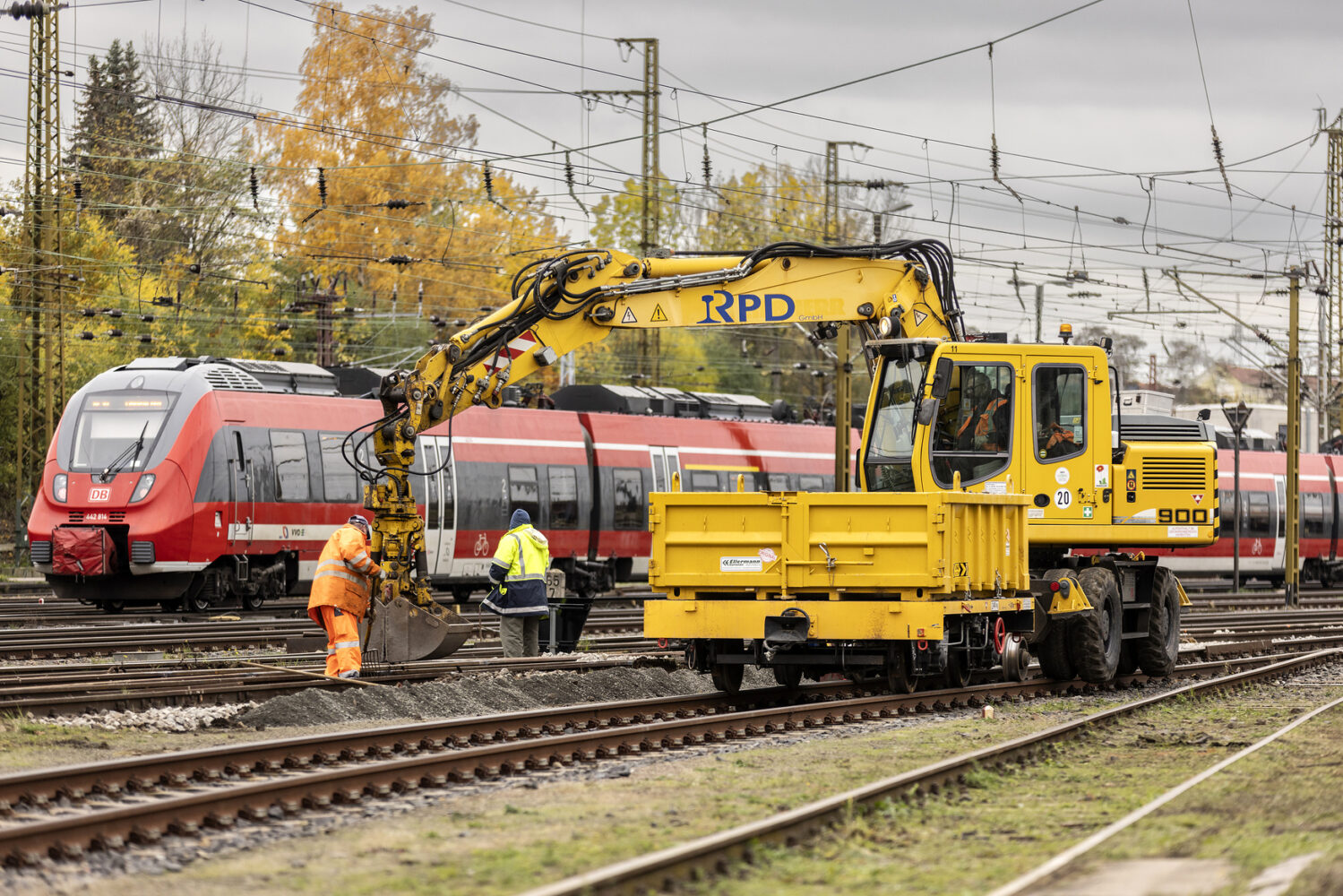 Deutsche Bahn перекрывает путь через Дуйсбург